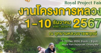 ขอเชิญชวนร่วมงาน “โครงการหลวง 2567”“Hats on Hills: ห่มเขาด้วยเงาไม้ ใต้ร่มพระบารมี 55 ปี โครงการหลวง”ณ อุทยานหลวงราชพฤกษ์ จังหวัดเชียงใหม่