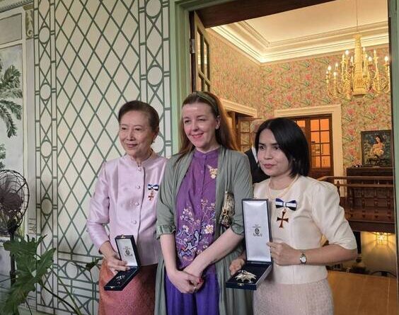 สองสตรีไทยได้รับเครื่องราชอิสริยาภรณ์ Infante Dom Henrique จากโปรตุเกส
