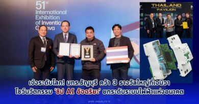 เจ๋งระดับโลก! มทร.ธัญบุรี คว้า 3 รางวัลใหญ่ที่เจนีวาโชว์นวัตกรรม ‘ชิป AI อัจฉริยะ’ ยกระดับระบบไฟฟ้าแห่งอนาคต