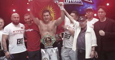 นูเบค วาลิโซนอฟ กำปั้นโหดจากคีร์กีสถานคว้าเข็มขัดว่าง WBC Continental Asia Cruiserweight title