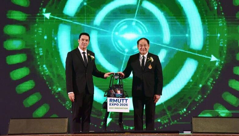 “ดนุพร” ผู้ช่วย รมต.อว. เปิดงาน RMUTT EXPO 2026มทร.ธัญบุรี อวดโฉมวิจัยนวัตกรรม ECO-Innovation ชูงานวิจัยแก้วิกฤตโลก ดันไทยสู่เวทีสากล