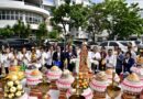 สนท. จัดพิธีบวงสรวงองค์พระสยามเทวาธิราช เสริมความเป็นสิริมงคลแก่องค์กรและสมาชิก