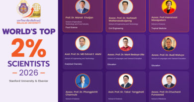 9 นักวิจัย ม.วลัยลักษณ์ ติดอันดับ ” Top 2%” ของโลก ประจำปี 2026
